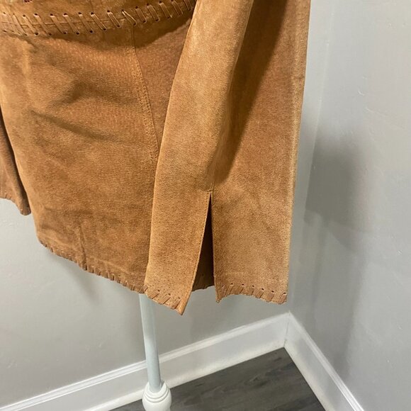 Boho Suede Floral Embroidery Jacket XS/S - Picture 10 of 15